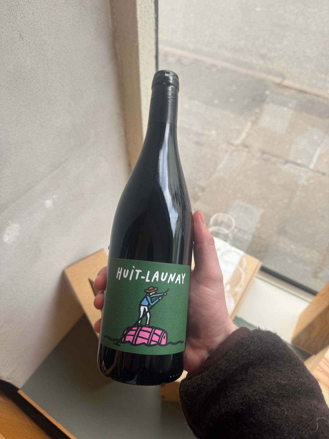 Alexandre Giquel Huit-Launay 2023, rødvin fra Loire (Noizay)