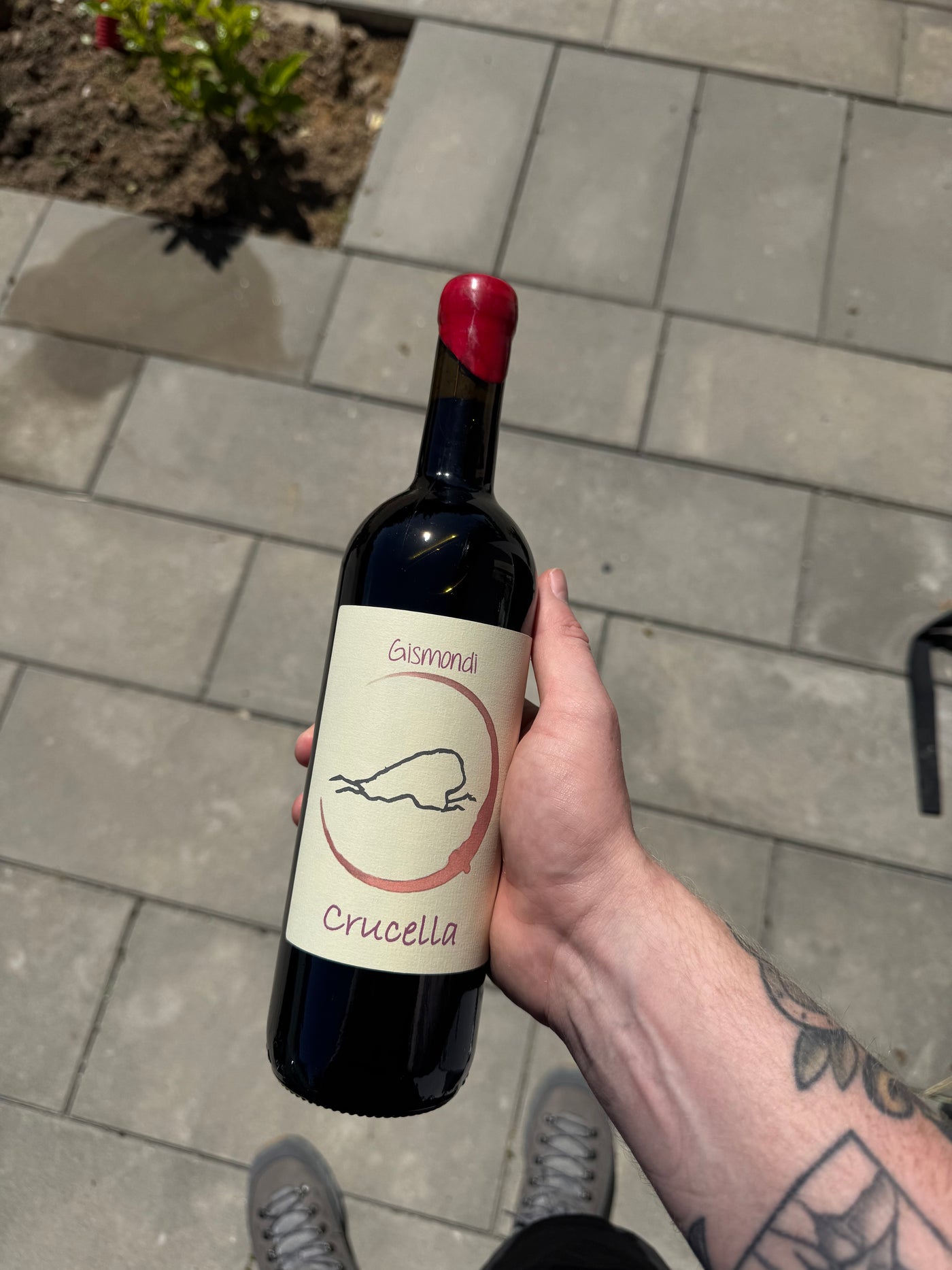 Gismondi Crucella 2023, rødvin fra Campania