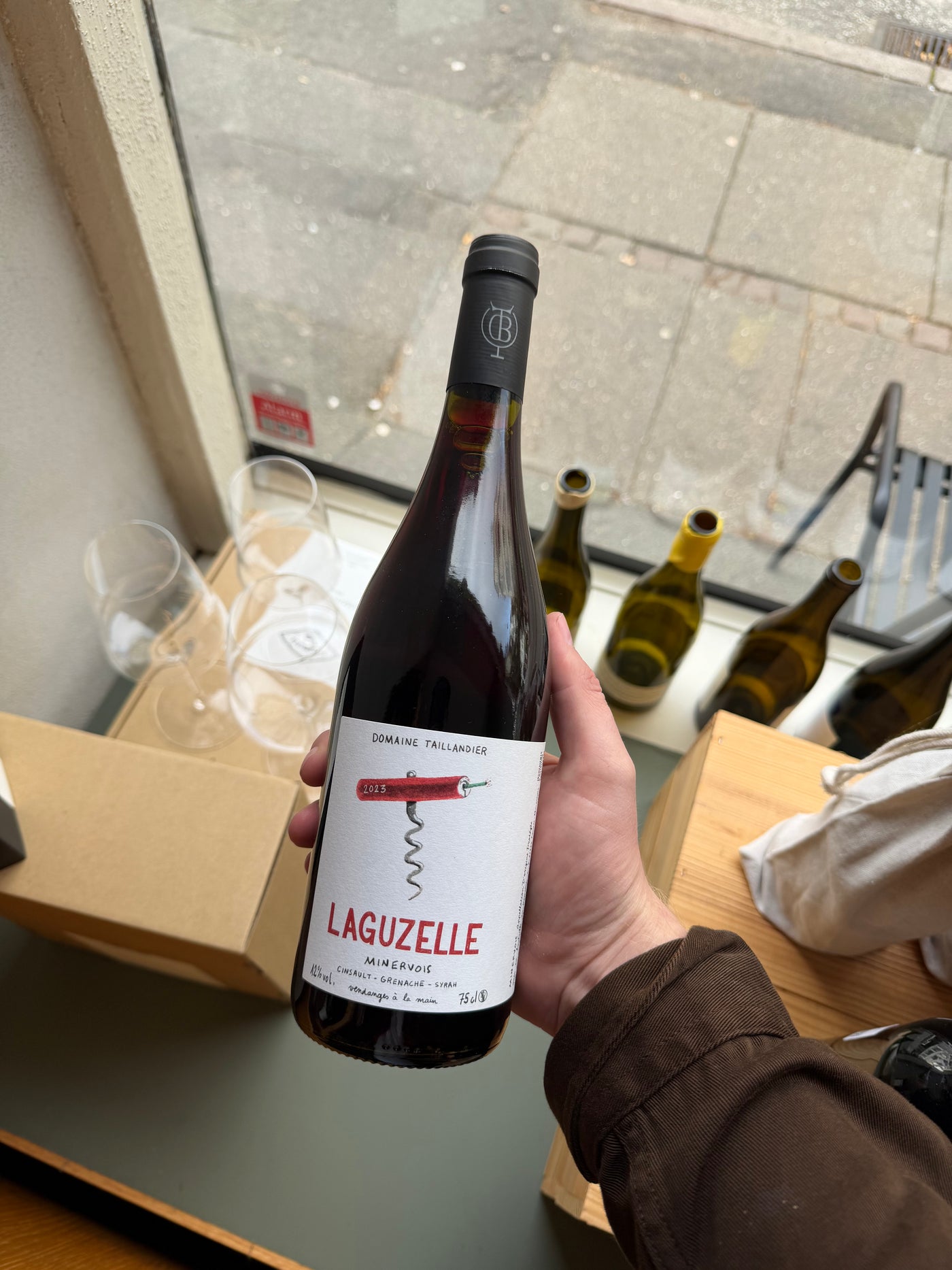 Benjamin Taillandier Laguzelle 2023, rødvin fra Minervois