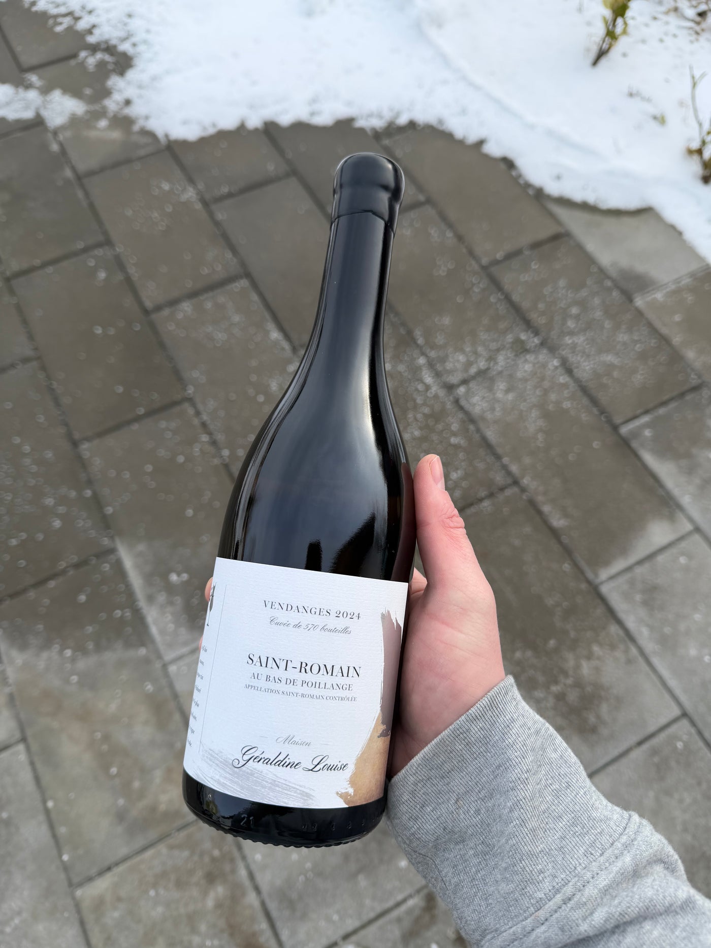 Maison Géraldine Louise Saint-Romain 'Au Bas de Poillange' 2024, hvidvin fra Bourgogne