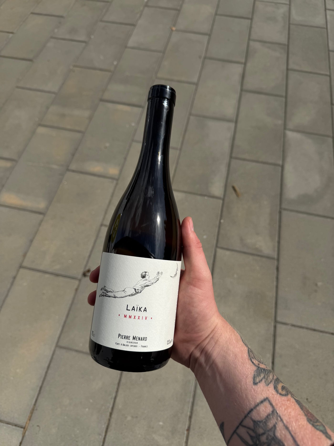 Pierre Ménard Laïka 2024, hvidvin fra Faye d'Anjou