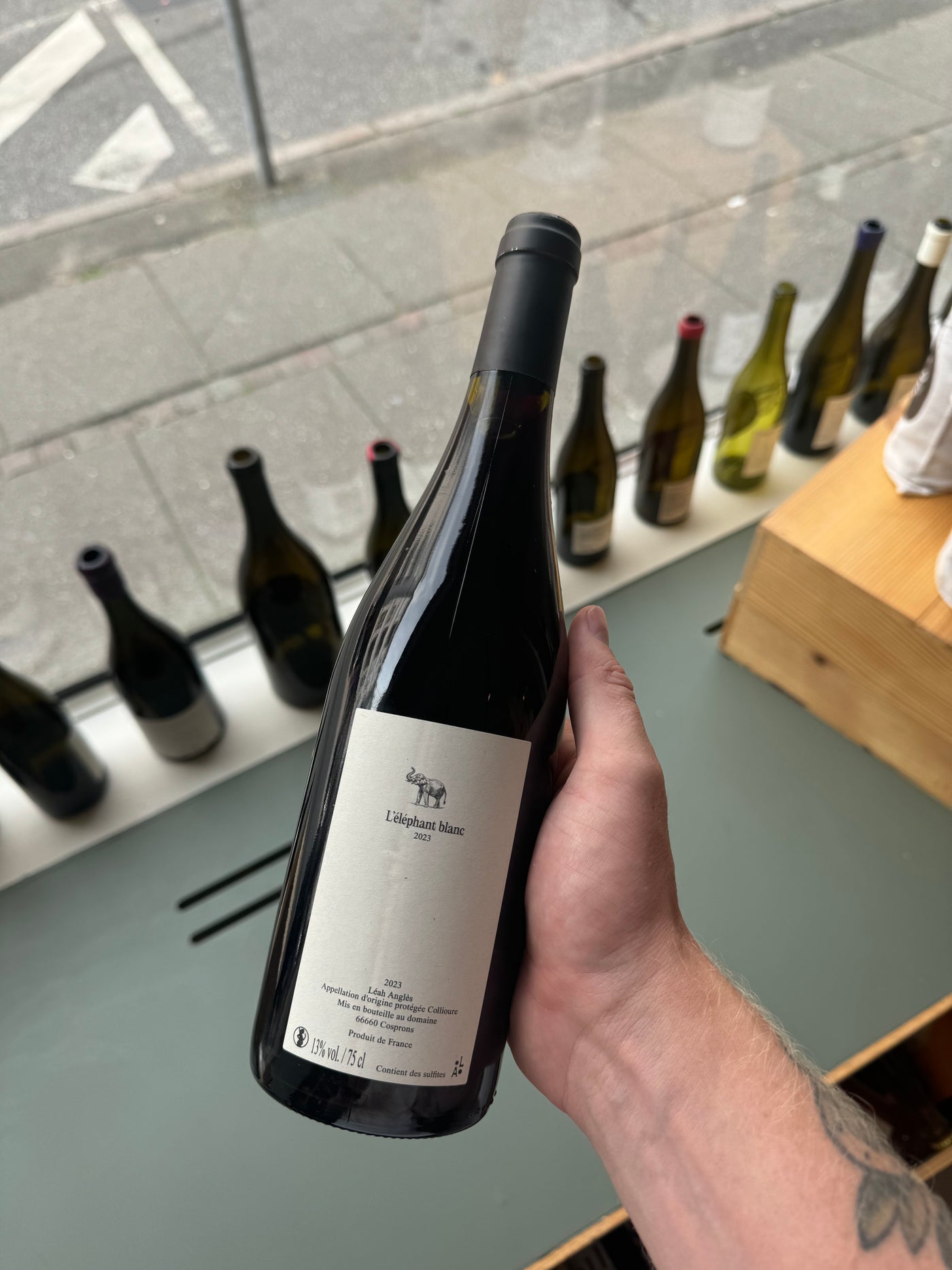 Léah Anglés L'éléphant Blanc 2023, rødvin fra Banyuls-sur-Mer