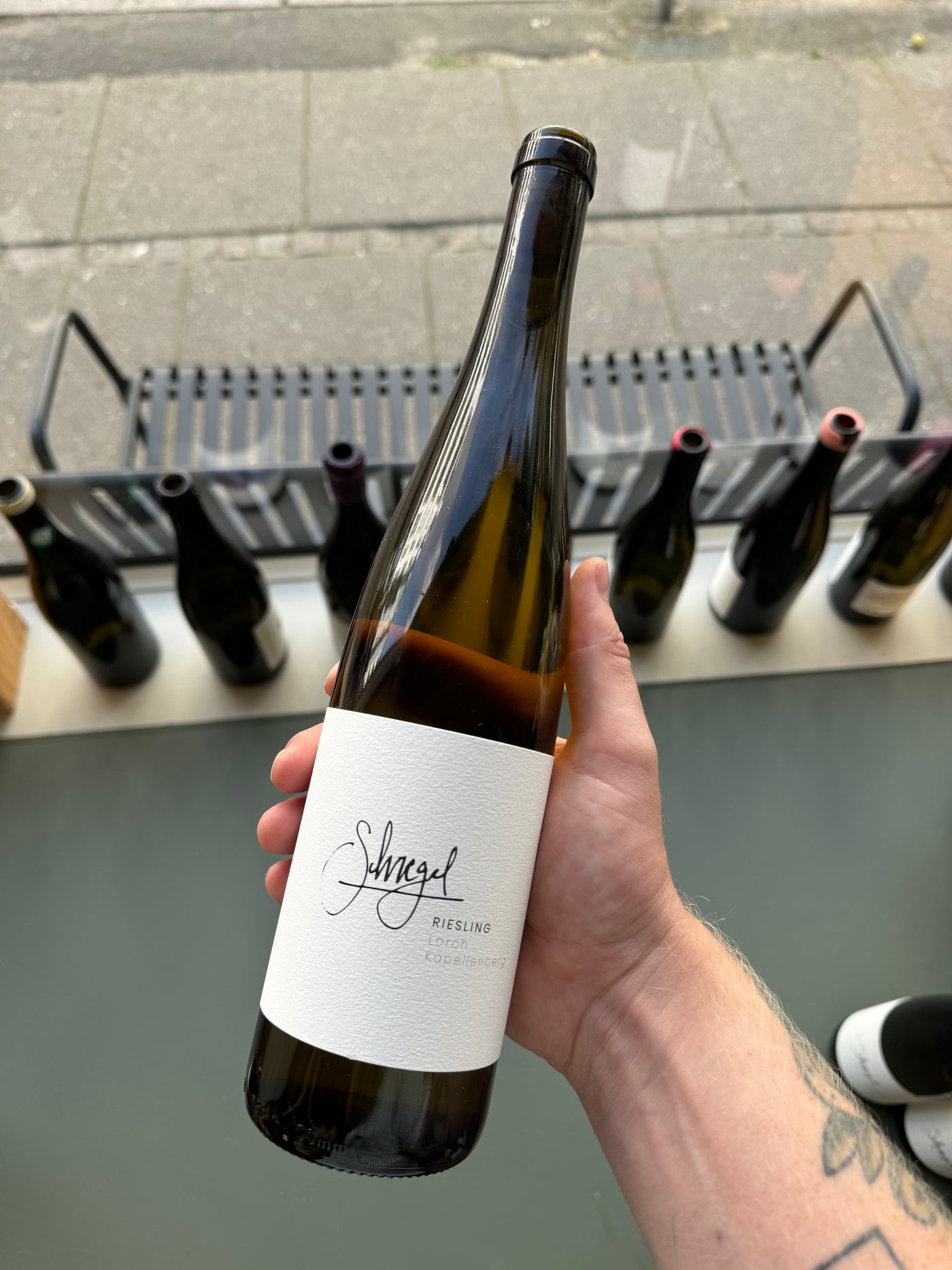 Alexander Schregel Lorcher Kapellenberg 2023, hvidvin fra Rüdesheim, Rheingau