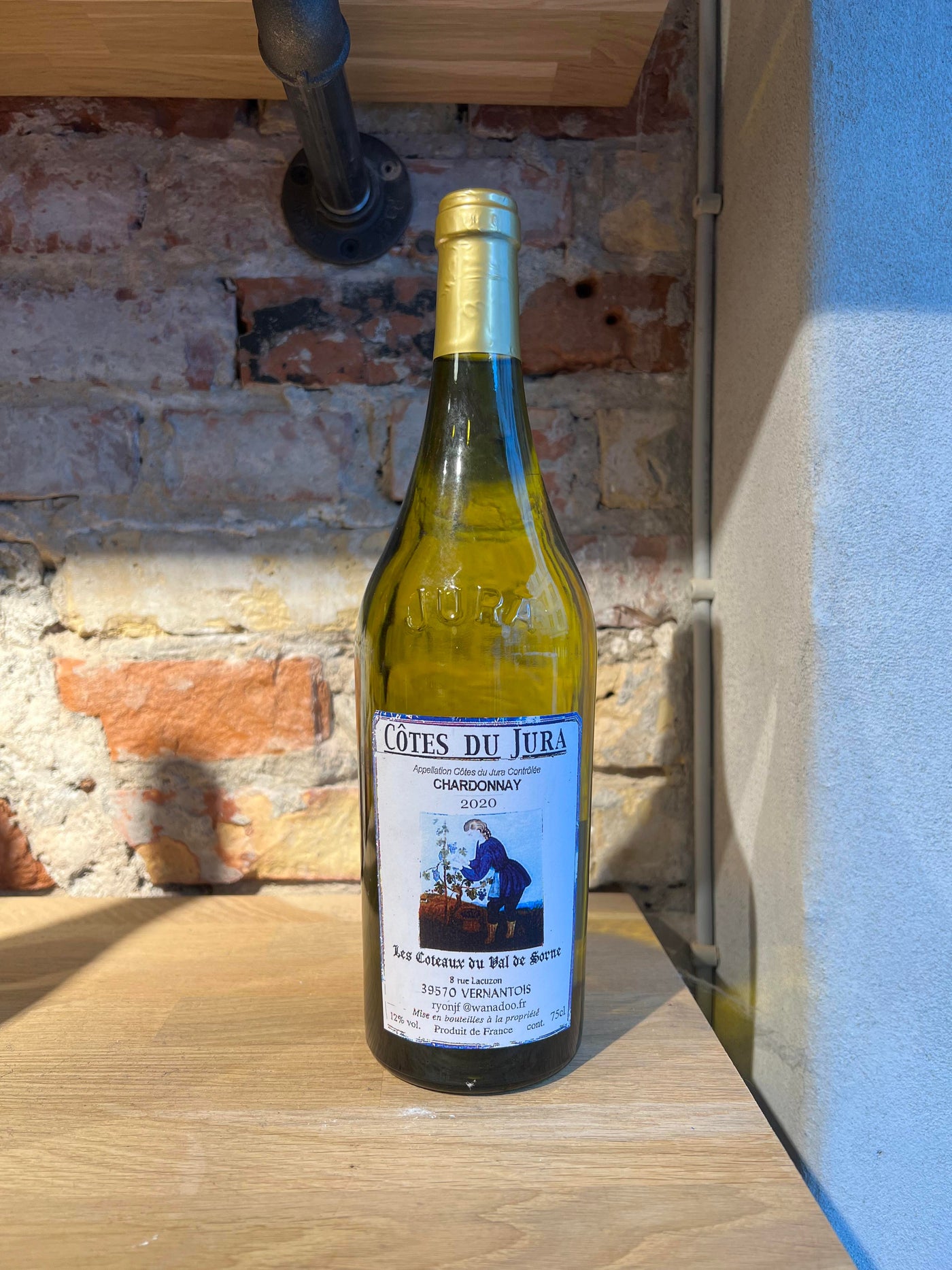 Domaine des Coteaux Val de Sorne Chardonnay 2020, hvidvin fra Jura