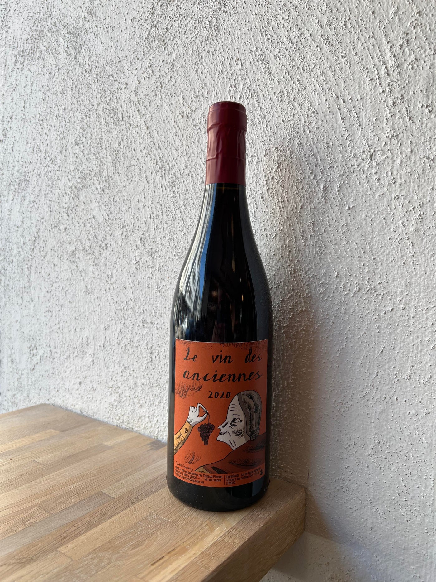 Thibaud Pierson Le Vin de Anciennes 2020, rødvin fra Jura