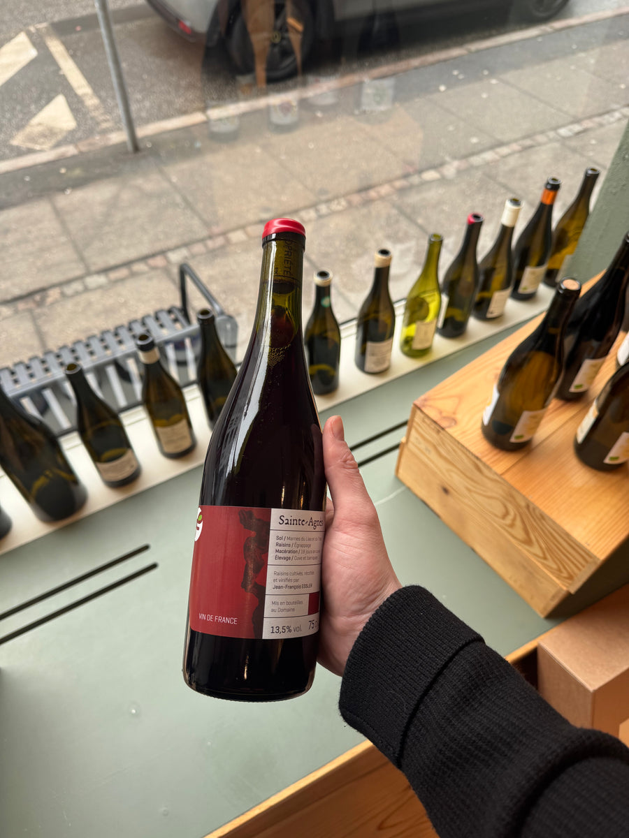 Jean Francois Essler Sainte-Agnés 2023, rødvin fra Jura