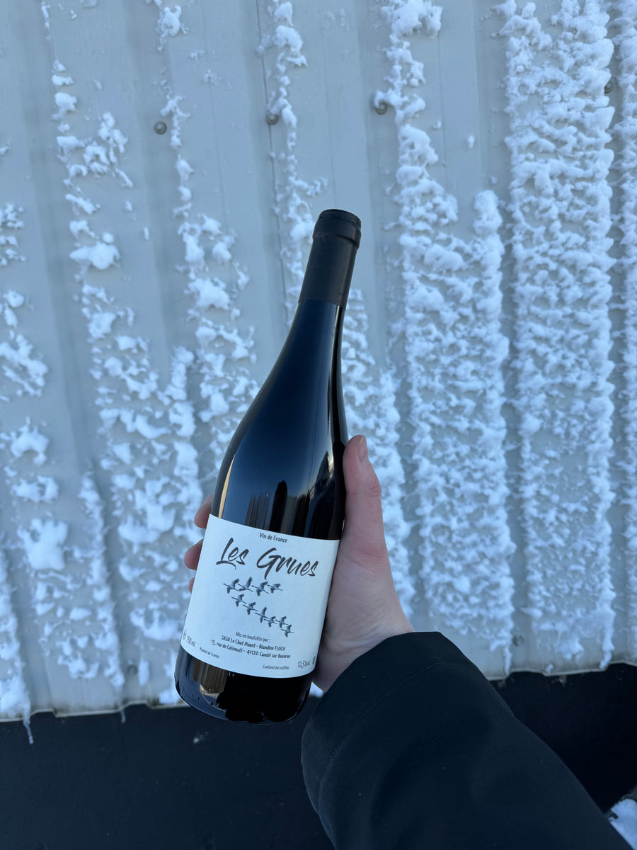 Blandine Floch Les Grues 2022, rødvin fra Loire