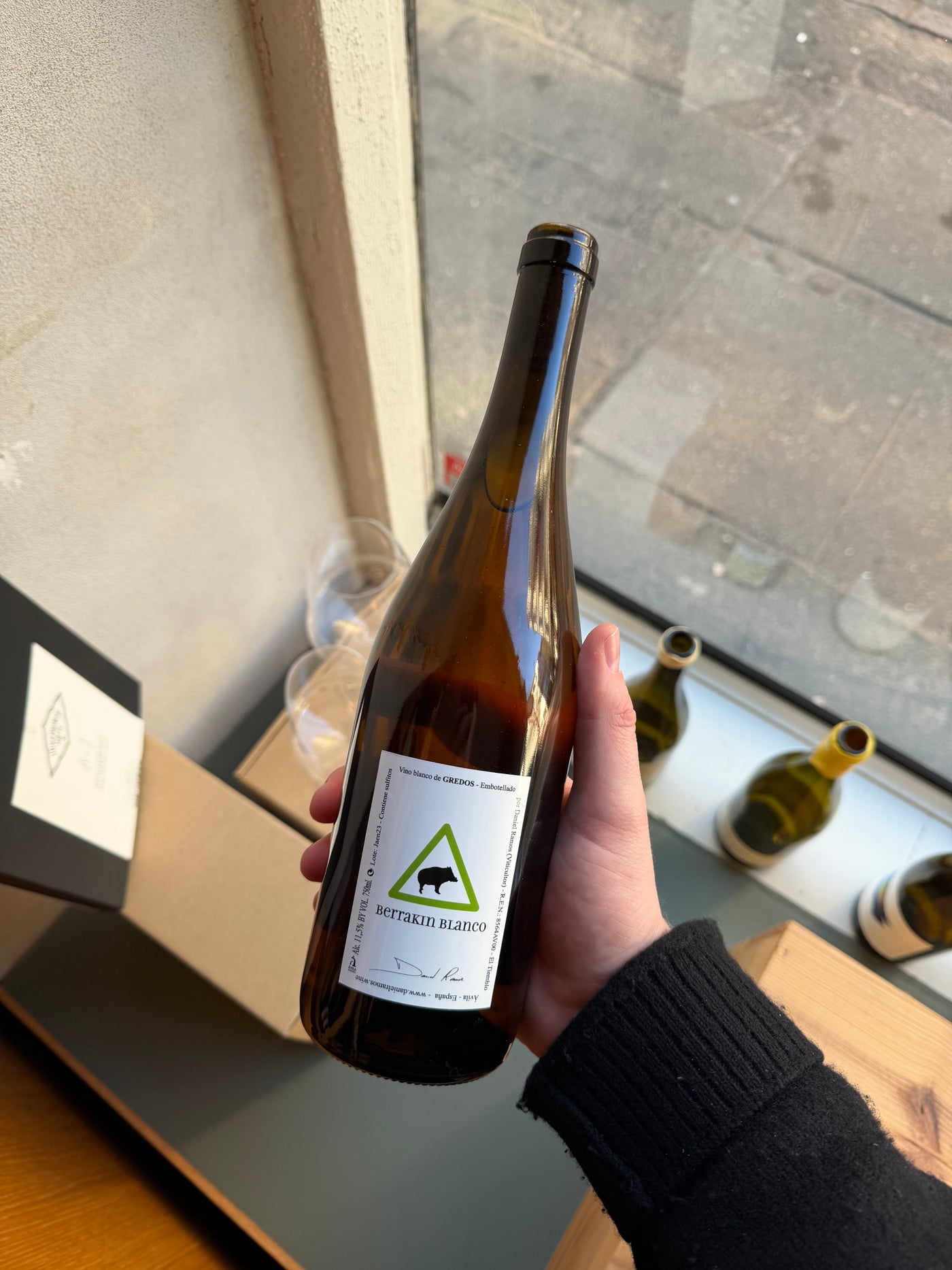 Daniel Ramos El Berrakin Blanco 2022, hvidvin (orangevin) fra Sierra de Gredos