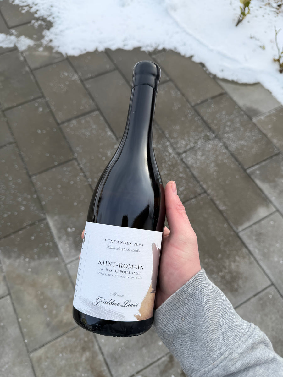 Maison Géraldine Louise Saint-Romain 'Au Bas de Poillange' 2024, hvidvin fra Bourgogne