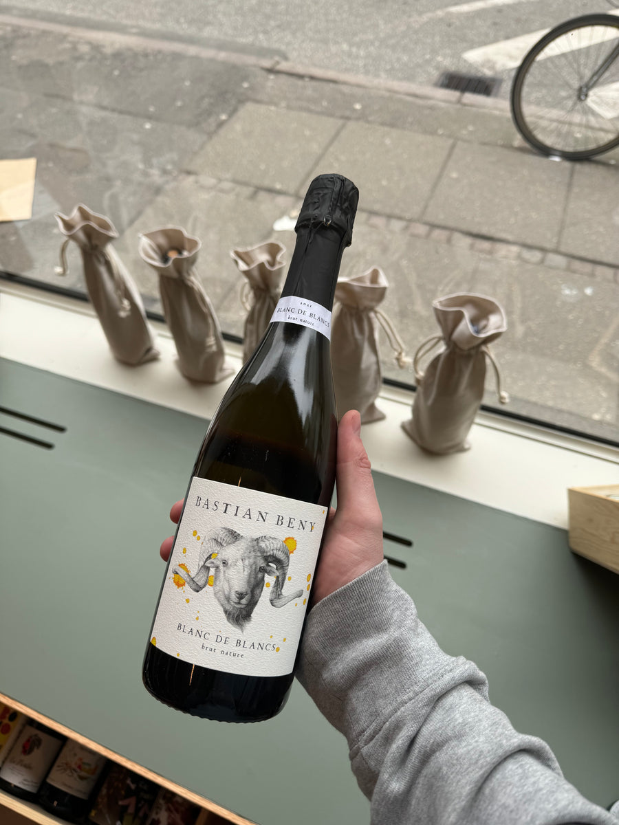 Bastian Beny Blanc de Blancs 2021, bobler (sekt) fra Rheinhessen