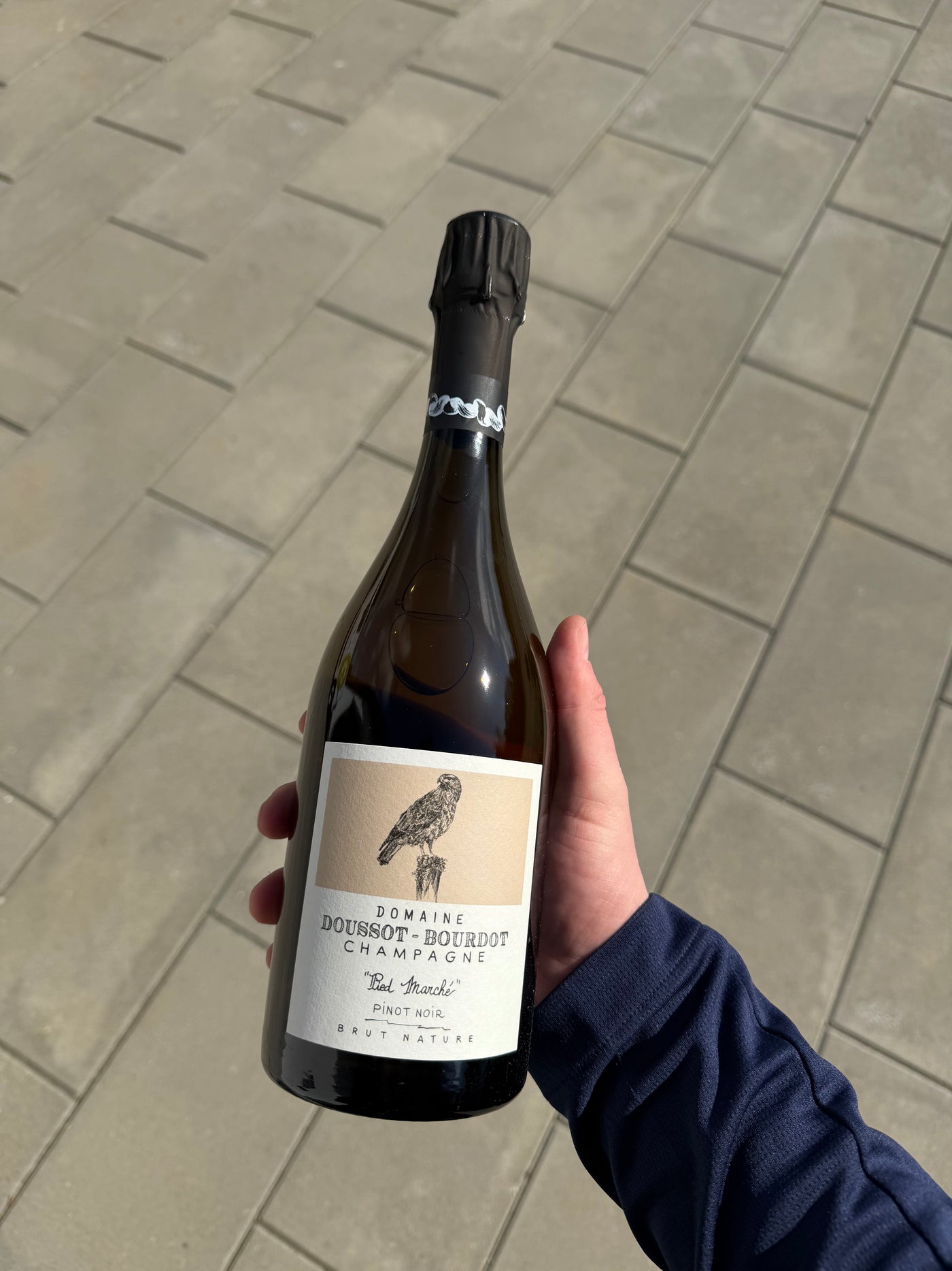 Doussot-Bourdot Pied Marché, bobler fra Champagne (Loches sur Ource)