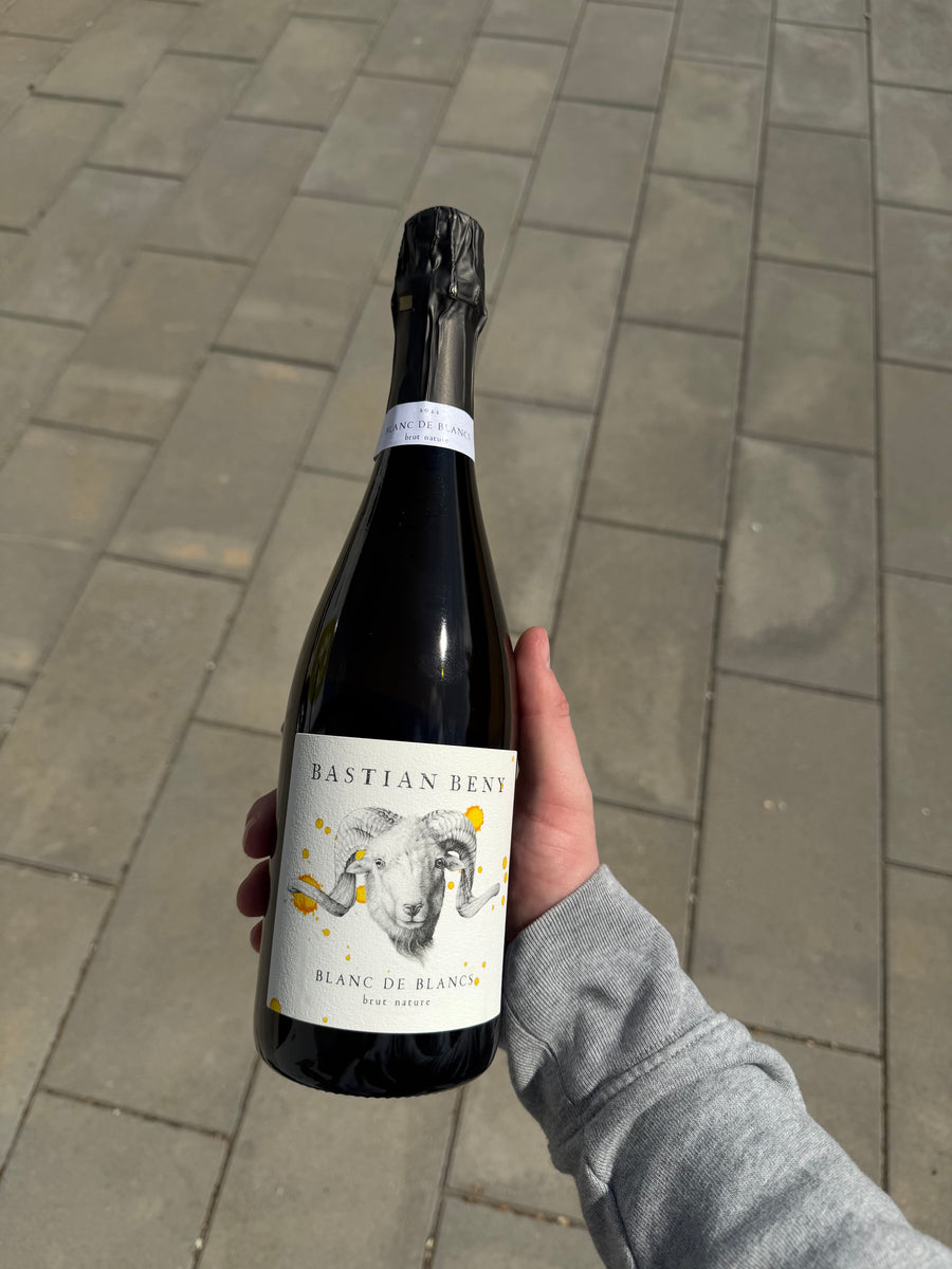 Bastian Beny Blanc de Blancs 2022, bobler fra Rheinhessen