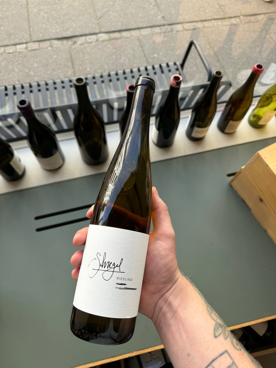 Alexander Schregel Lorcher Schlossberg 2023, hvidvin fra Rüdesheim, Rheingau